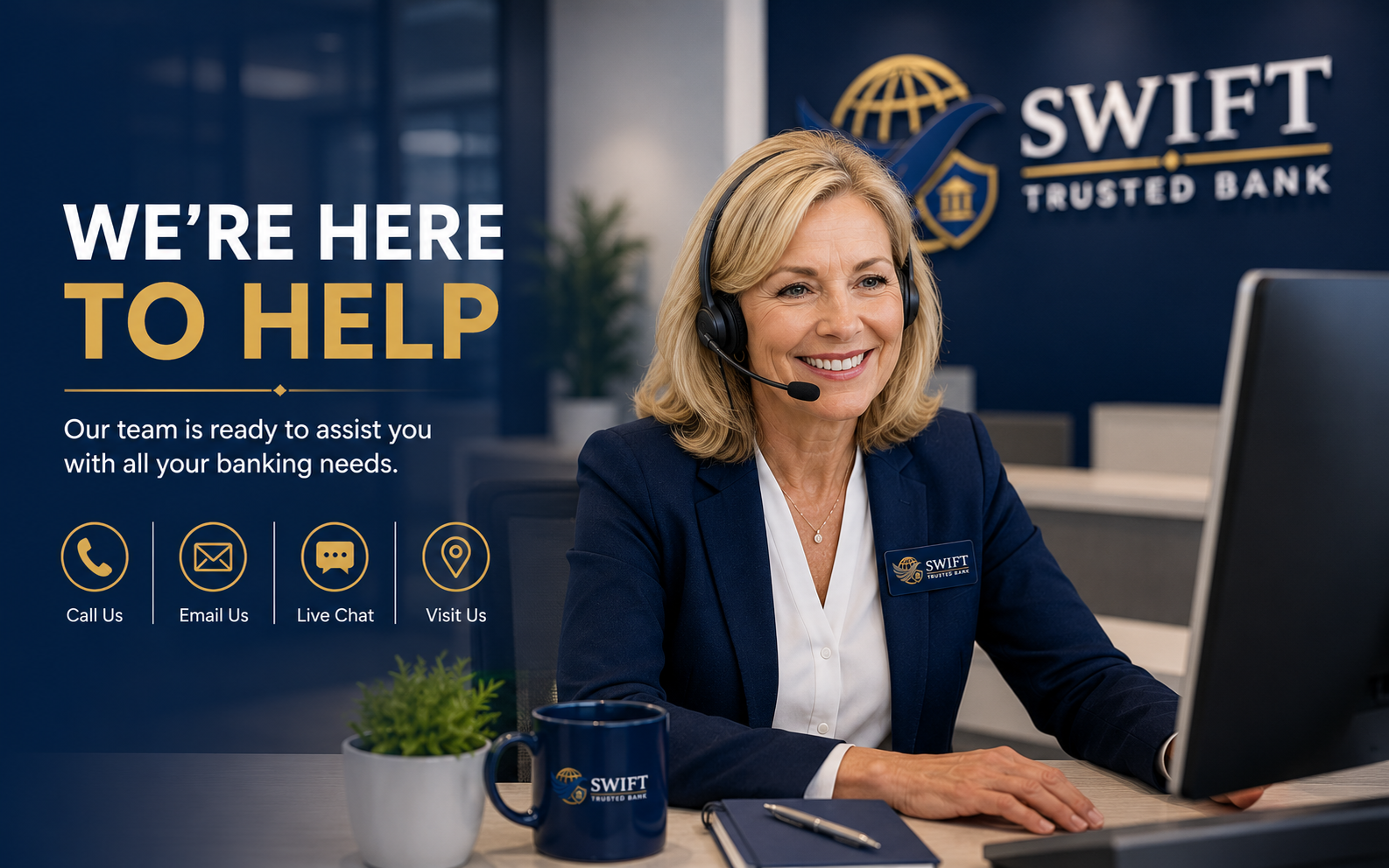 Contact Swift Trusted Bank